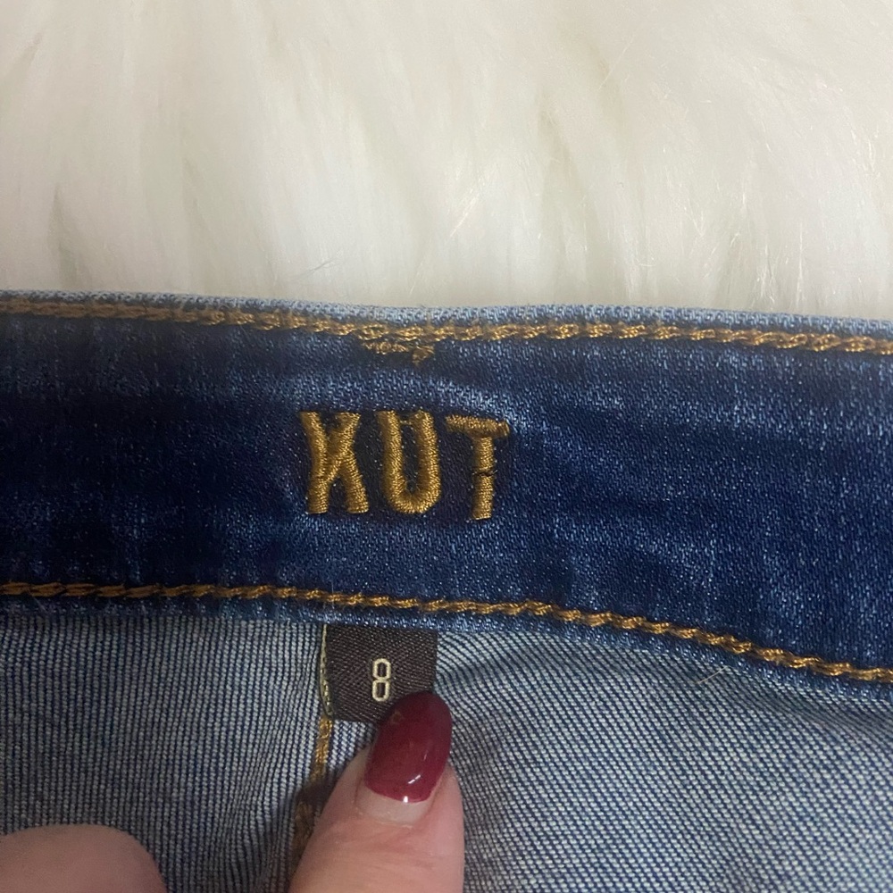 KUT from the Kloth Sz 8 Stylish Blue Denim Women’s Jeans - Picture 2 of 10